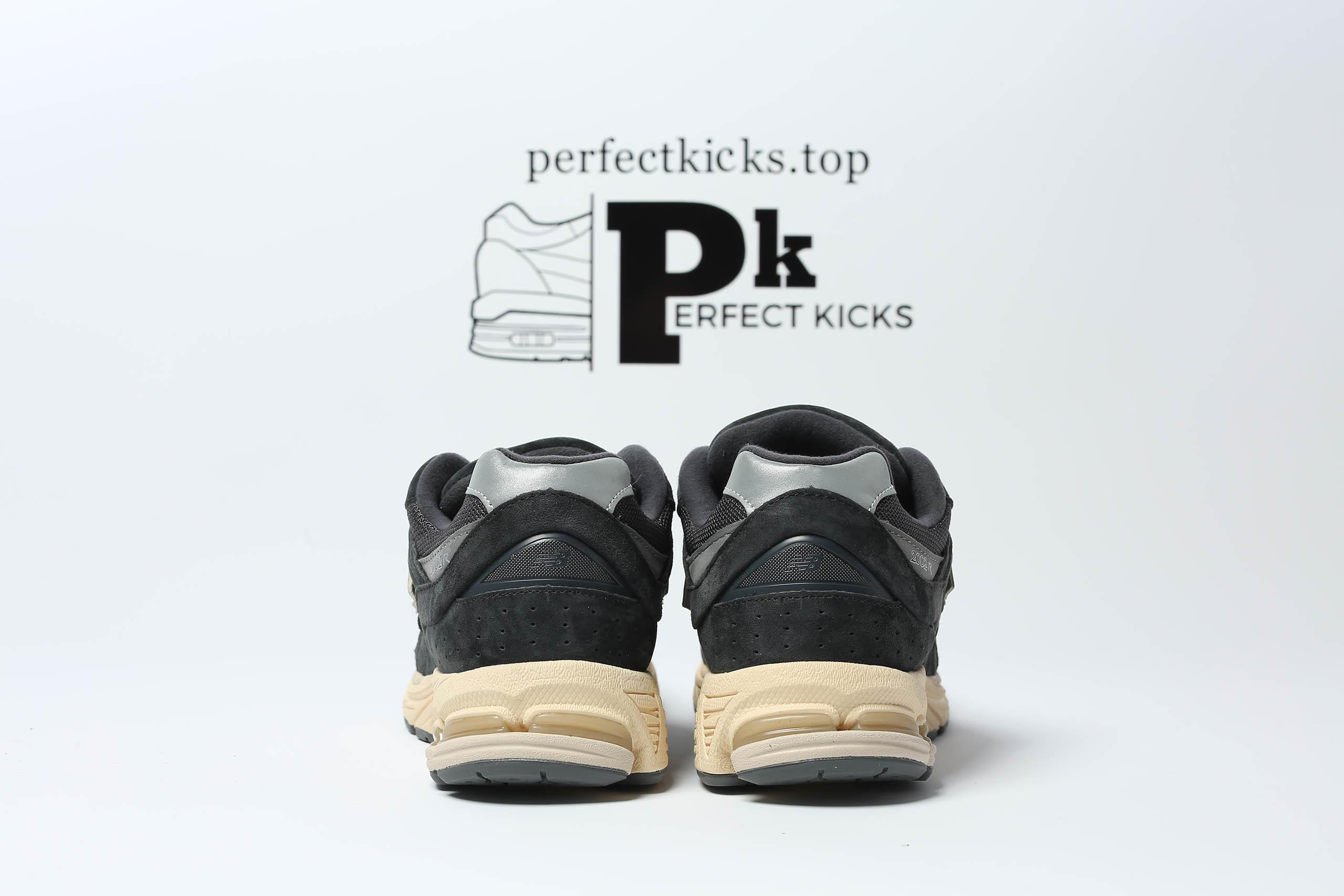 PK GOD New Balance 2002R Black Dark Grey RETAIL MATERIALS READY TO SHIP